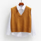 Waistcoat Short Loose Sleeveless Waistcoat Sweater