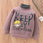 Warm Boys And Girls' Plush And Thickened Sweater
