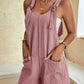 Jumpsuits Rompers For Women Summer Comfortable Casual Suspender Shorts Solid Color Overalls With Pockets Pants