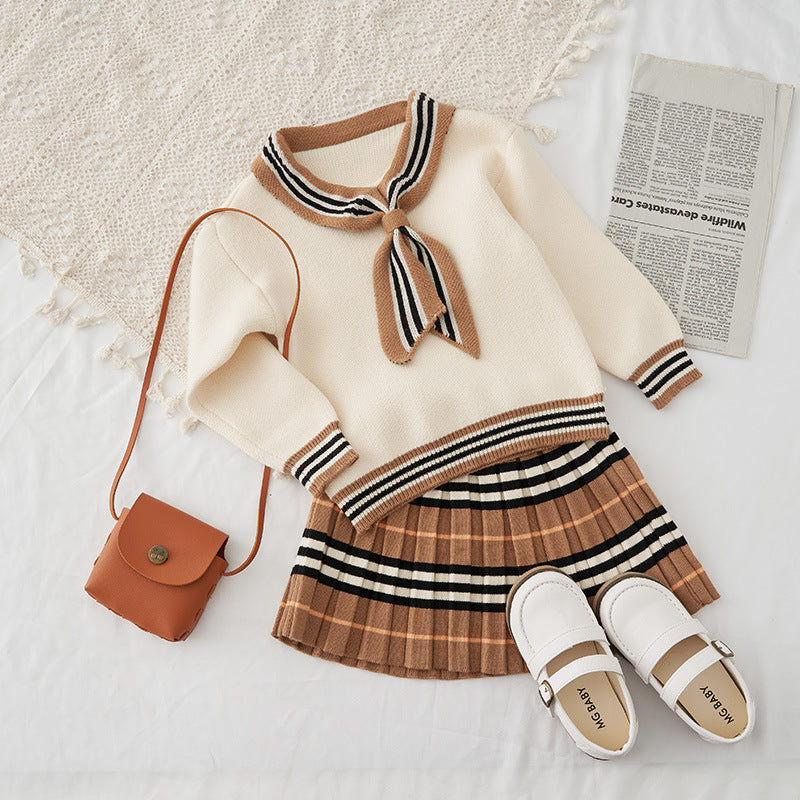 Ensemble pull princesse style collège pour fille