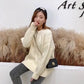 Round Neck Sweater For Women Over Pullovers