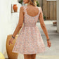 Women's Summer Stitching French Floral Dress