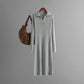 Dress Knitted Solid Color Slim Fit Bottoming Skirt