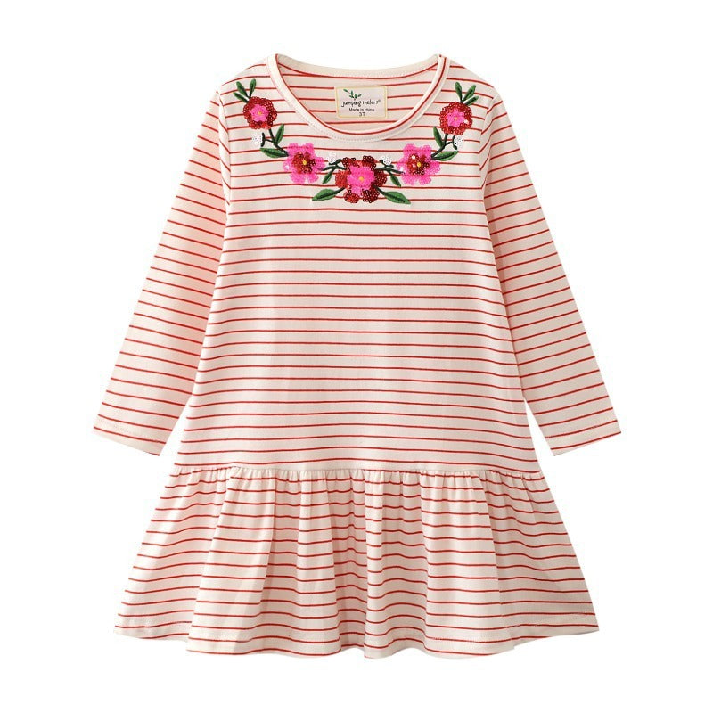 Girls' Fashionable Personality Western Style Dress