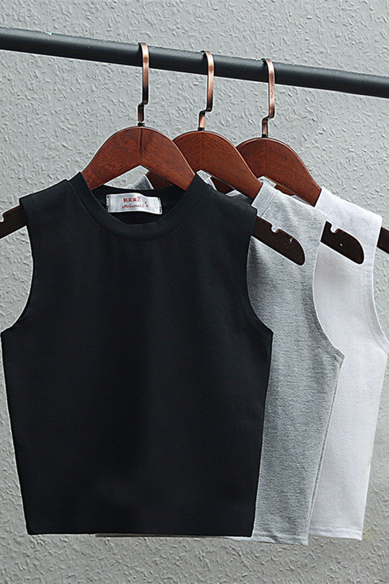 Half turtleneck vest