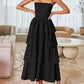 Women's Sleeveless Off-Shoulder Long Vest Dress