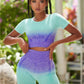Fitness Running Sports Gradient Yoga Clothes Suit