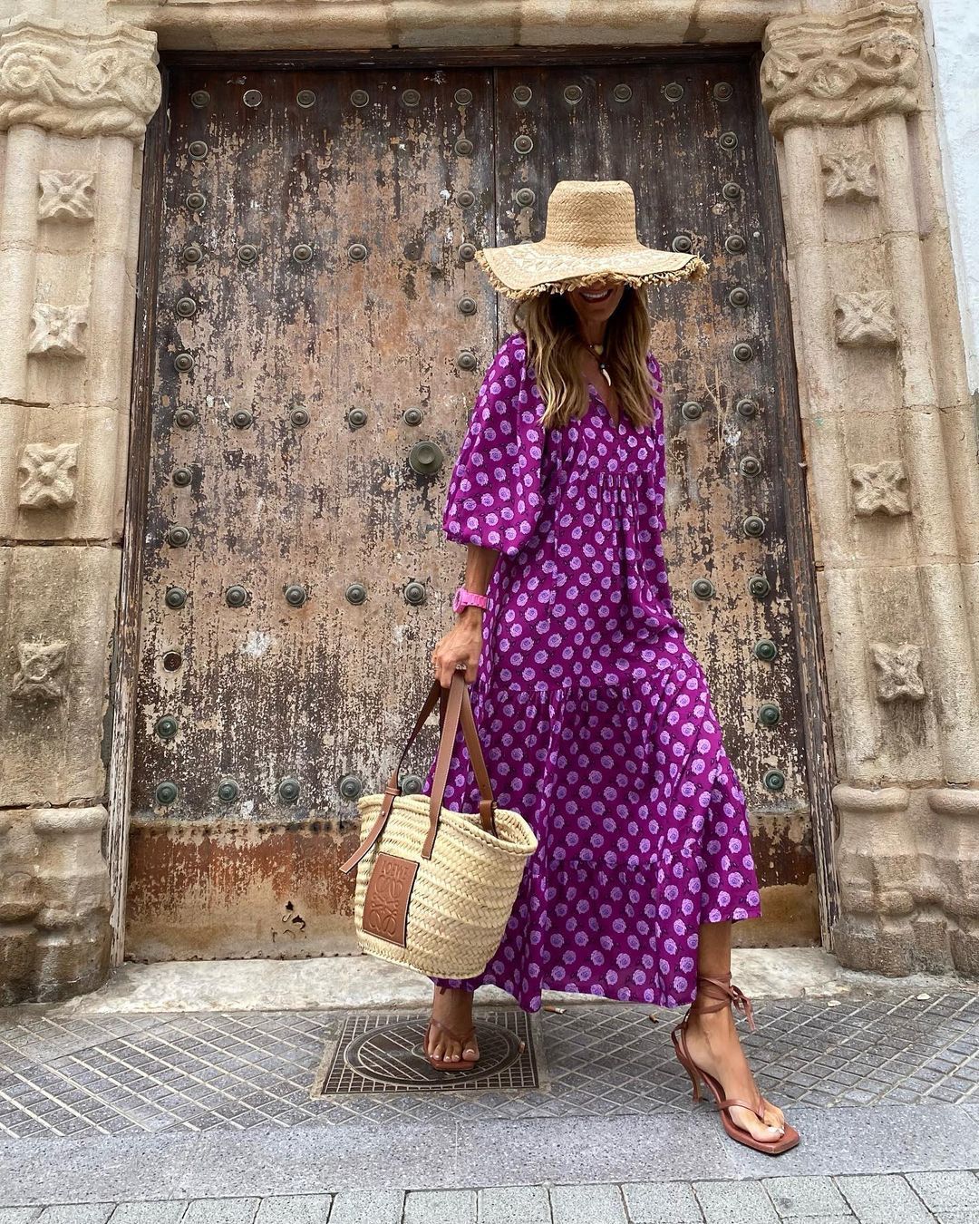 Robe d'été bohème vintage imprimée pour femme, élégante, décontractée, ample, col en V, manches courtes, longue