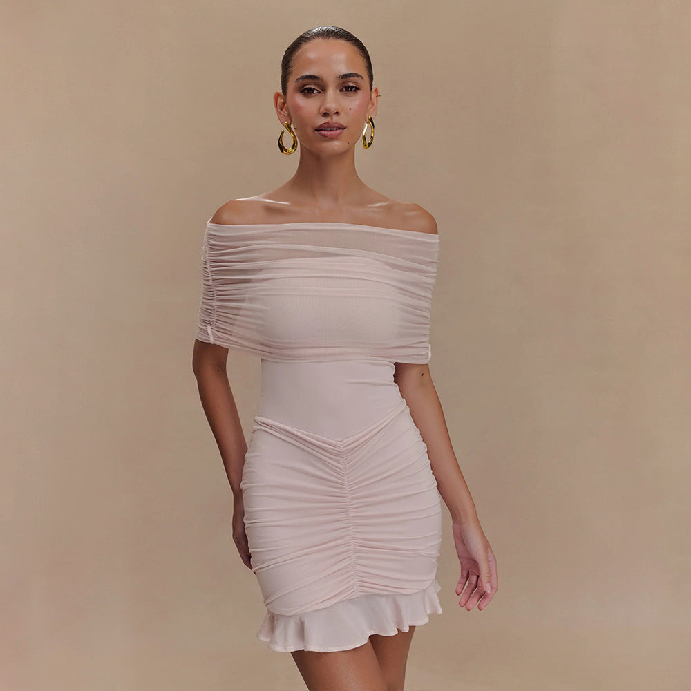 Sexy Off-shoulder Dress For Women In Europe And The US