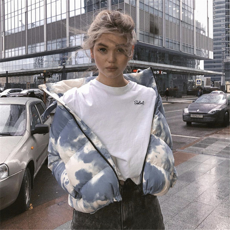 Tie-dye printed casual cotton clothing