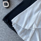 Chiffon Slim Ruffle Sleeve Shirt