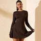 Women's New Slim-fit Lace Up Dress
