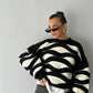 Knitted Bottoming Shirt Round Neck Pullover Top