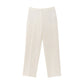 Thin Scarf Lapel Blazer Straight-leg Pants