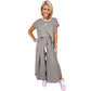 Summer New Short-sleeved T-shirt Wide-leg Pants Two-piece Set