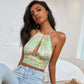 Slim-fit Chest Halter Short Small Tank Top Top Women