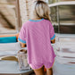 Color Matching Short Casual Suit Women