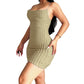 Summer New Slim-fit Hip-wrapped Short Dress Women