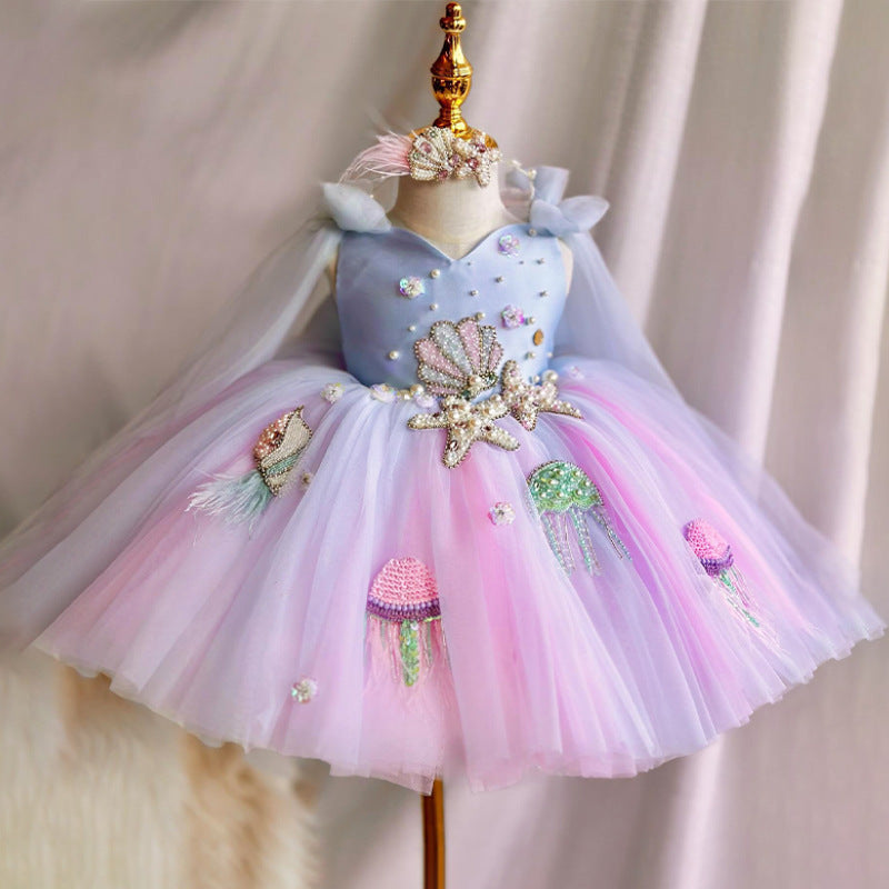 Cute Children's Pettiskirt Dress Birthday Princess Skirt