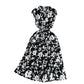 Elegant V-neck Printed Dress For Women