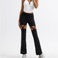 Sling High Elastic Quick-drying Flared Pants