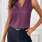 Women's Fashion Satin Loose Solid Color Vest