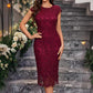 Pencil Slim Fit Water Capacity Lace Package Hip Skirt