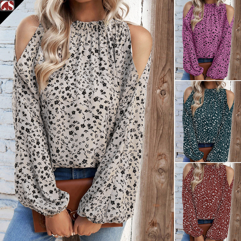 Women's Printed Shirt Amazon Floral Long Sleeve