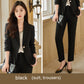 Women's Autumn And Winter OL Commuter Coat & Trousers Suit