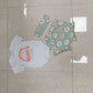 Children's Romper Shorts And Headscarf Set