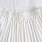 Solid Color Mid-length High Waist PU Leather Pleated Skirt For Women