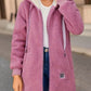 Fleece-lined Mid-length Cashmere Hoodie
