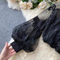 Puff Sleeve Style Slim Slimming Shirt Women