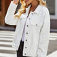 Women's Oversized Short Shawl Denim Jacket