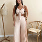 Camisole Pleated Loose Wide Leg Pants Two-piece Set
