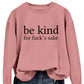 All-matching Women's Letter Simplicity Top