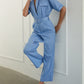 Temperament Fashion Retro Short Sleeve Waist Pants