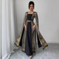 Womens Casual Long-sleeve Flared Dress