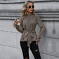European And American Women's Clothing Cross-border Long Sleeve Printed Shirt