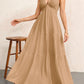 Backless Halterneck V-Neck Pleated A- Line Dress Women's Clothing One-Piece Dress Ankle-length Skirt For Beach Vacation Outfits