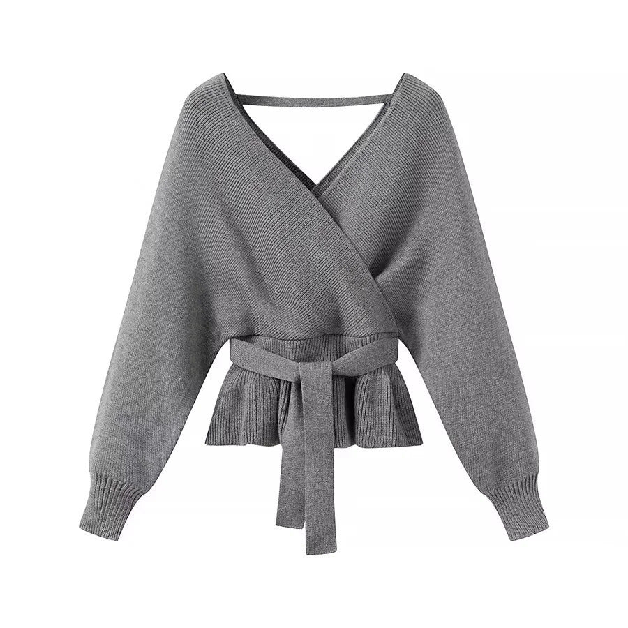 Fashion Pullover Women's V-neck Sweater
