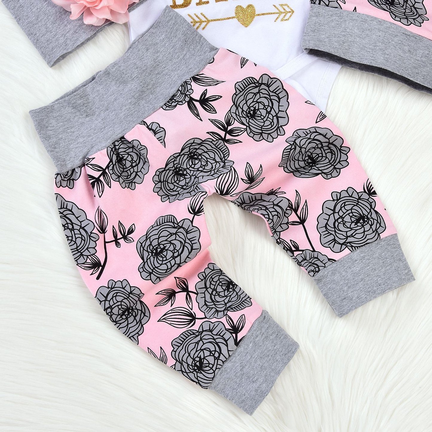 Vêtements pour enfants et bébés, lettres Ha, vêtements euraméricains