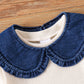 Slim-fit Denim Pants Three-piece Set