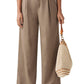 Loose Casual And Comfortable Pocket Straight-leg Pants