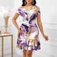 Elegant Womens Dress With A Ruffled Hem For A Refined Look