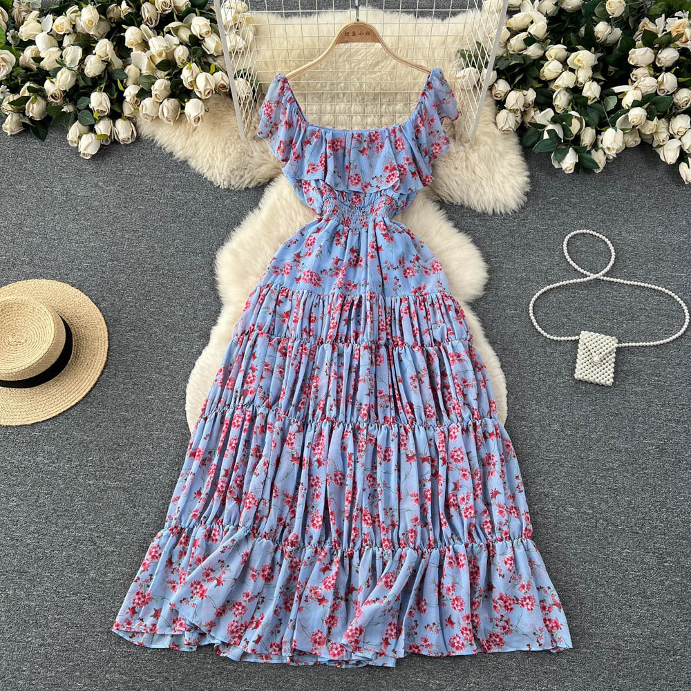 Niche French-style Sophisticated Platycodon Dress