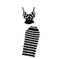 Summer V-neck Camisole And Pencil Skirt Two-piece Set