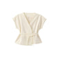 Women's Linen Blend Double Breasted Vest Two Piece Set