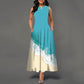 Womens Printed Crew-Neck Sleeveless Tank Dress