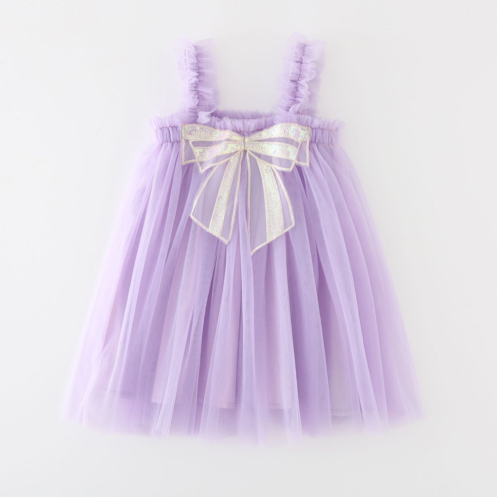Robe en maille à bretelles pour filles